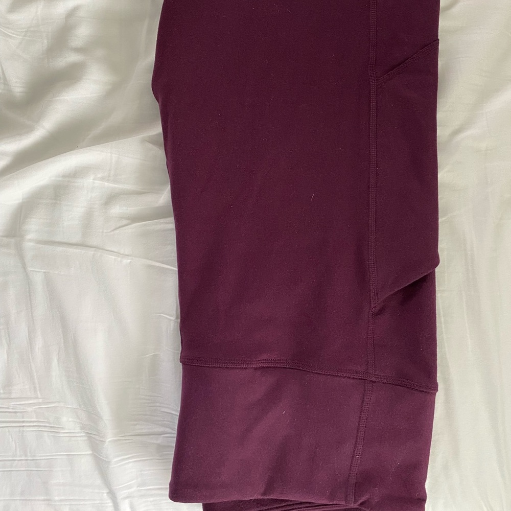 Deep Purple Figs Performance Leggings
